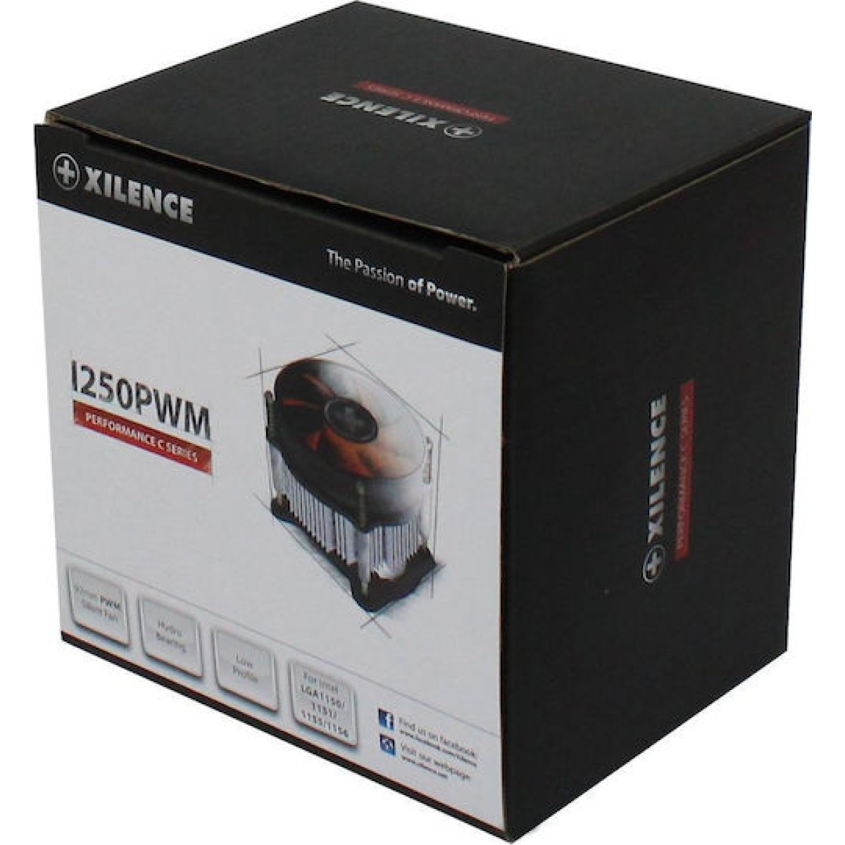 Xilence I250PWM Ψύκτρα Επεξεργαστή για Socket 115x Κόκκινη