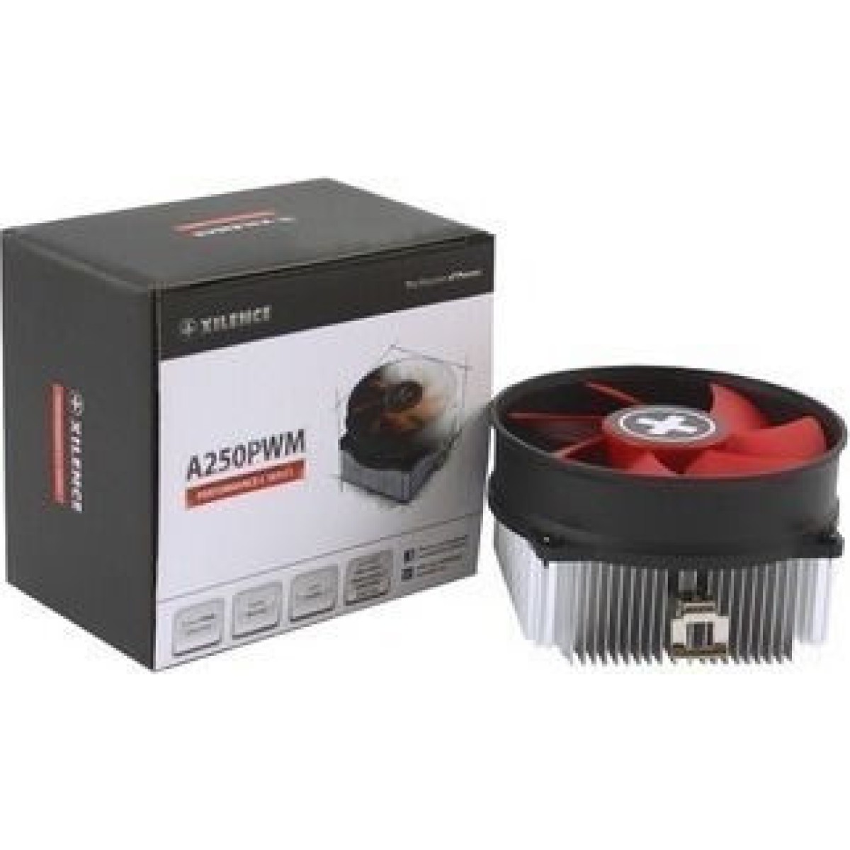 Xilence A250PWM Ψύκτρα Επεξεργαστή για Socket AM4/AM3/AM3+ Κόκκινη