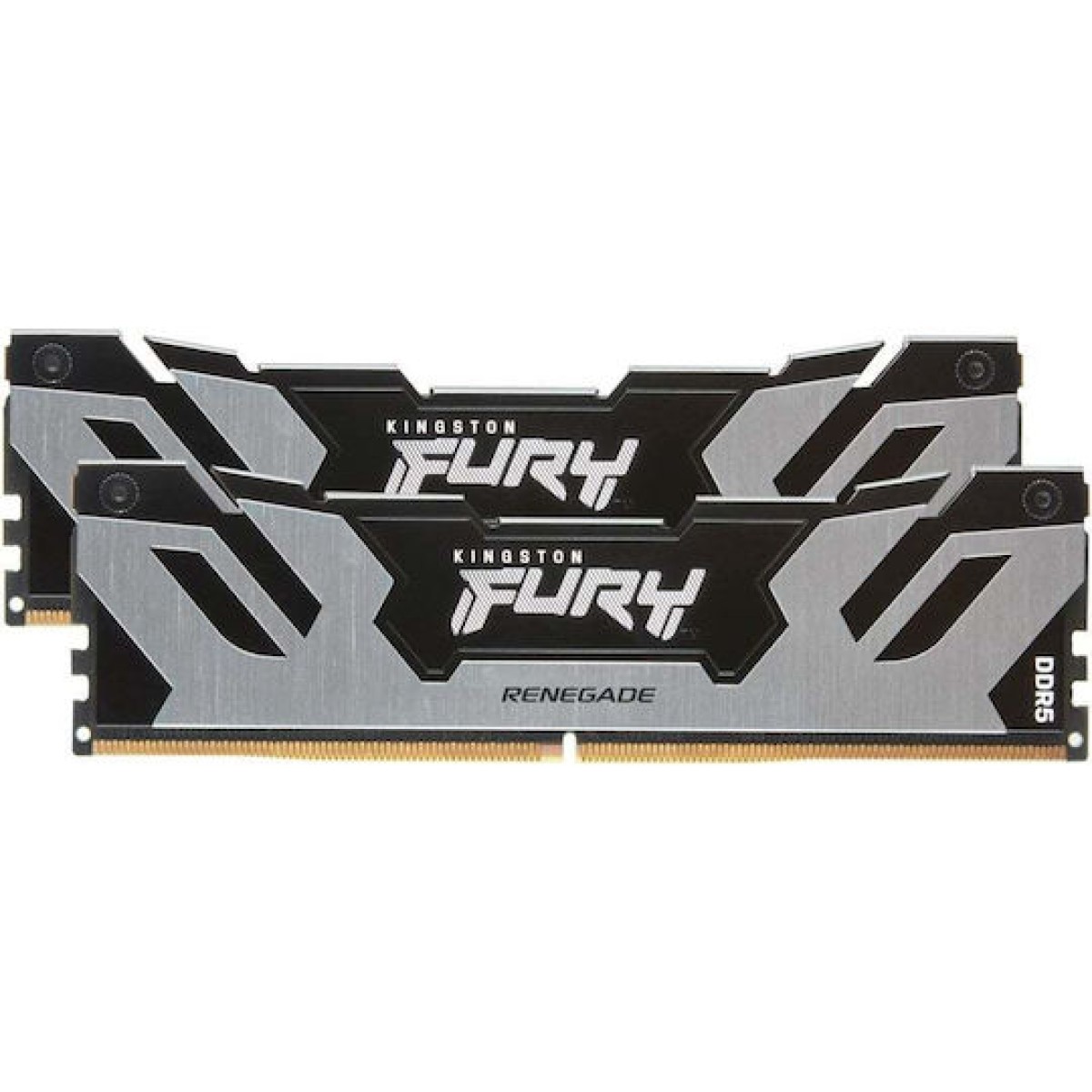 Kingston Fury Renegade Silver DDR5 64GB RAM με 2x32GB Modules και Ταχύτητα 6400 για Desktop