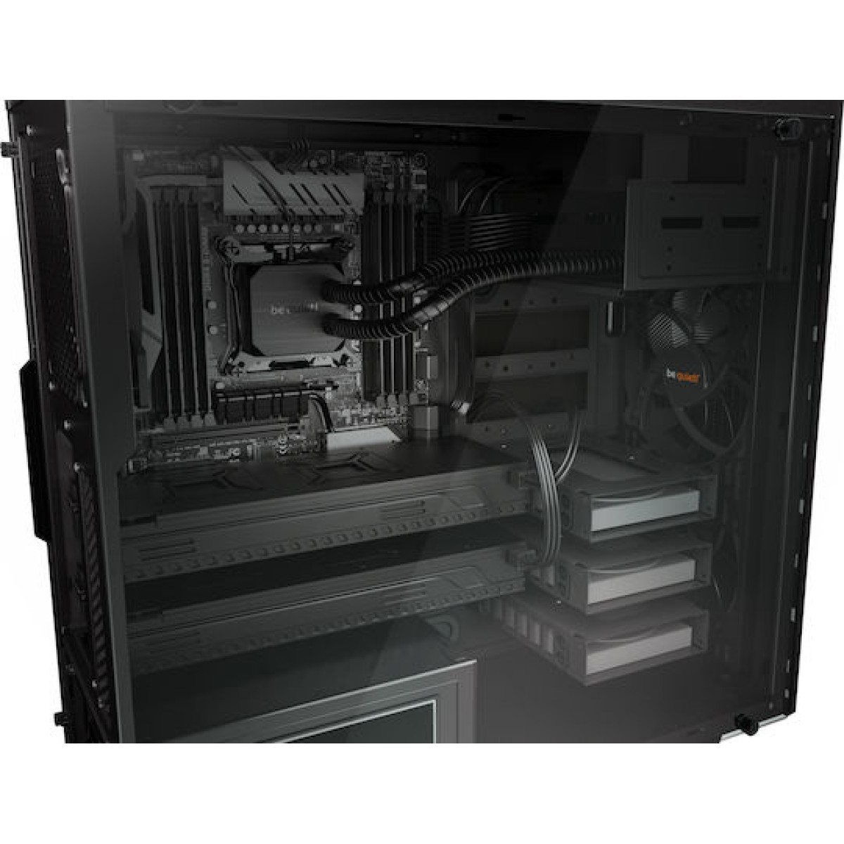 Be Quiet Pure Base 600 Window Midi Tower Κουτί Υπολογιστή Μαύρο