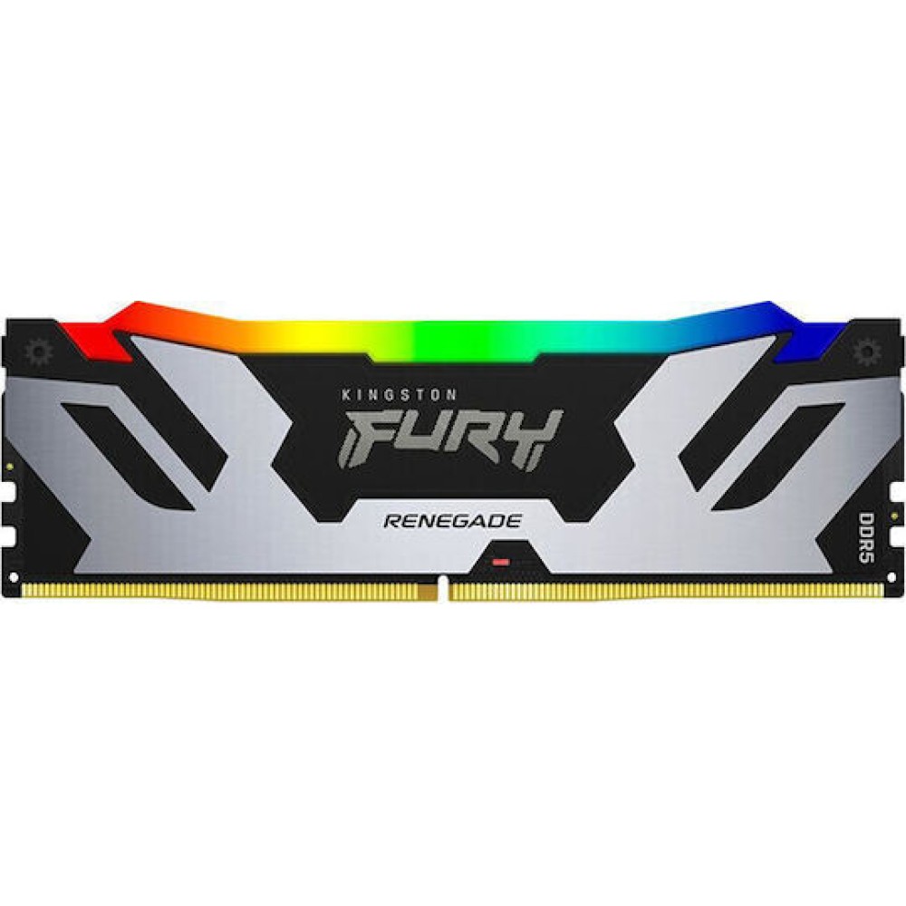 Kingston Fury Renegade RGB DDR5 με Module 1x16GB και Ταχύτητα 7600 για Desktop