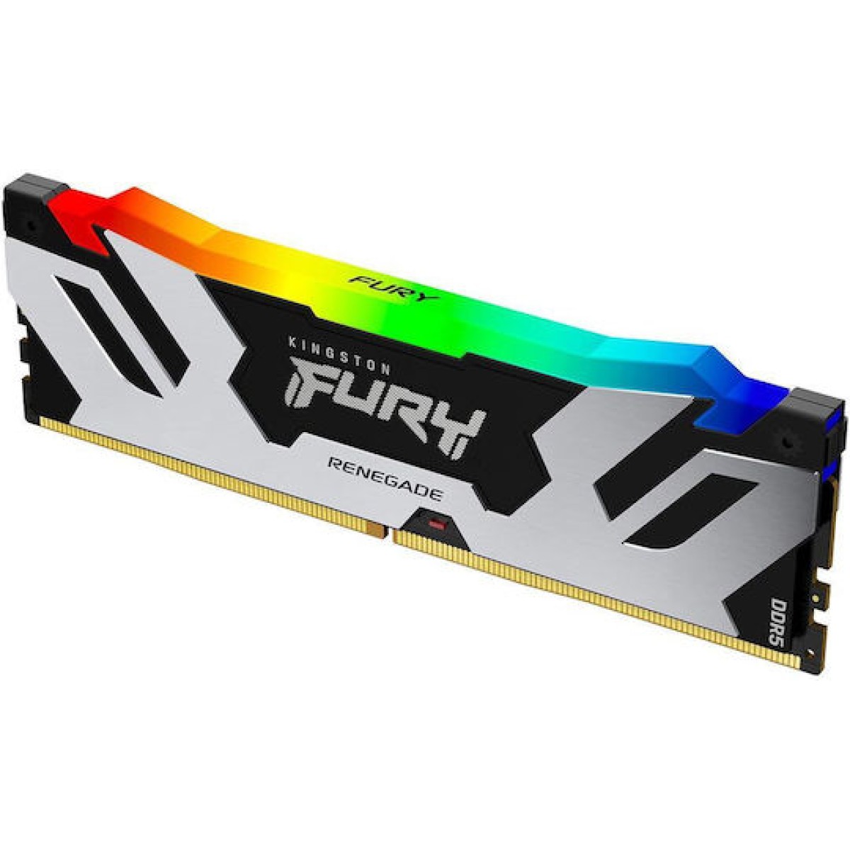 Kingston Fury Renegade RGB DDR5 με Module 1x16GB και Ταχύτητα 7600 για Desktop