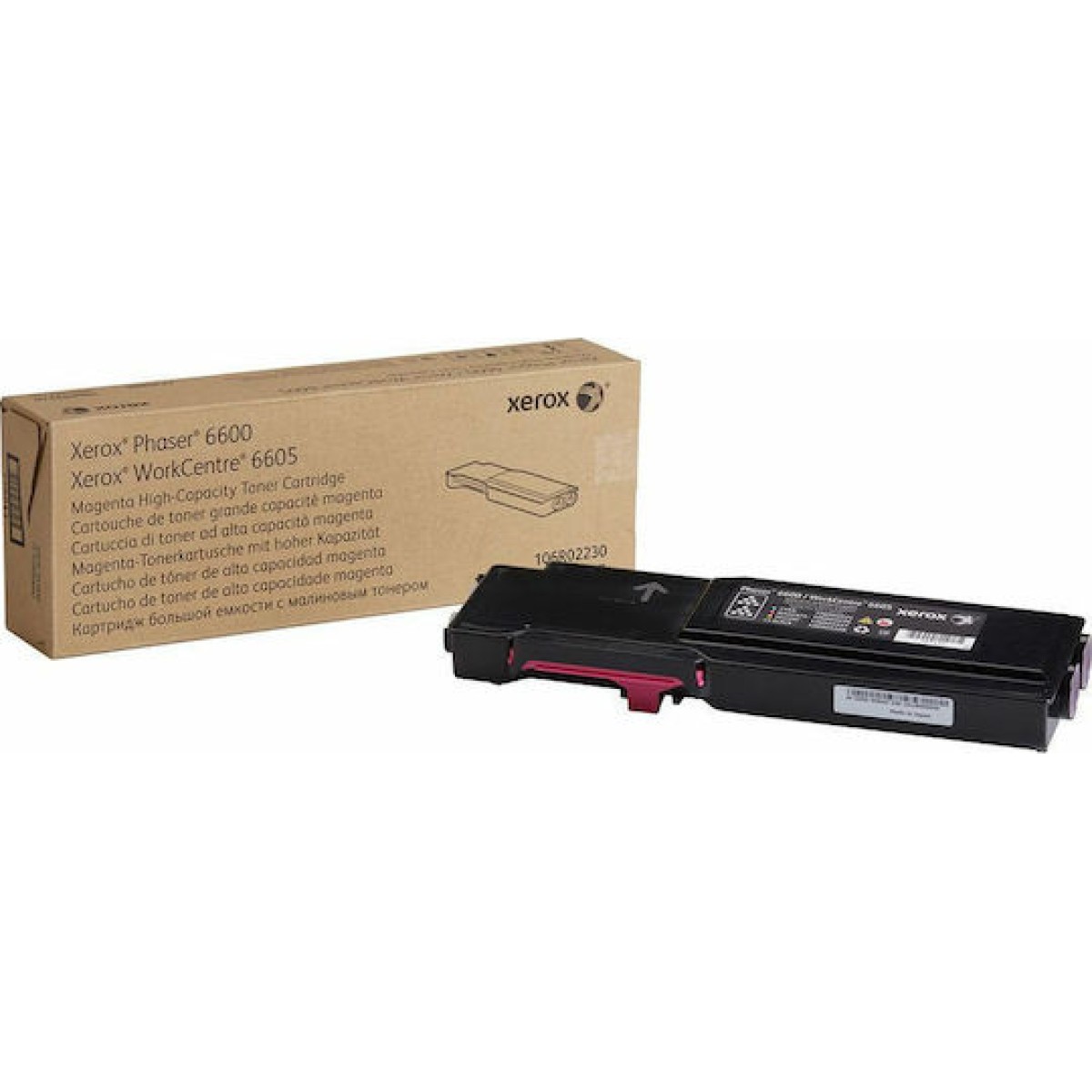 Xerox 106R02230 Γνήσιο Toner Laser Εκτυπωτή Ματζέντα High Capacity 6000 Σελίδων