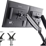 Iiyama DS3002C-B1 Βάση Γραφείου για 2 Οθόνες έως 27