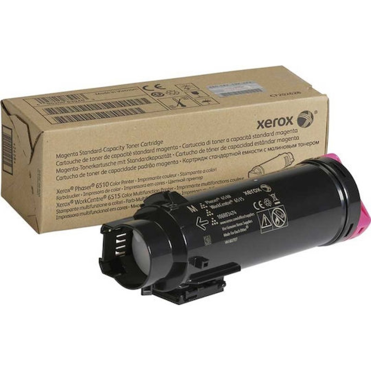 Xerox 106R03474 Γνήσιο Toner Laser Εκτυπωτή Ματζέντα 1000 Σελίδων