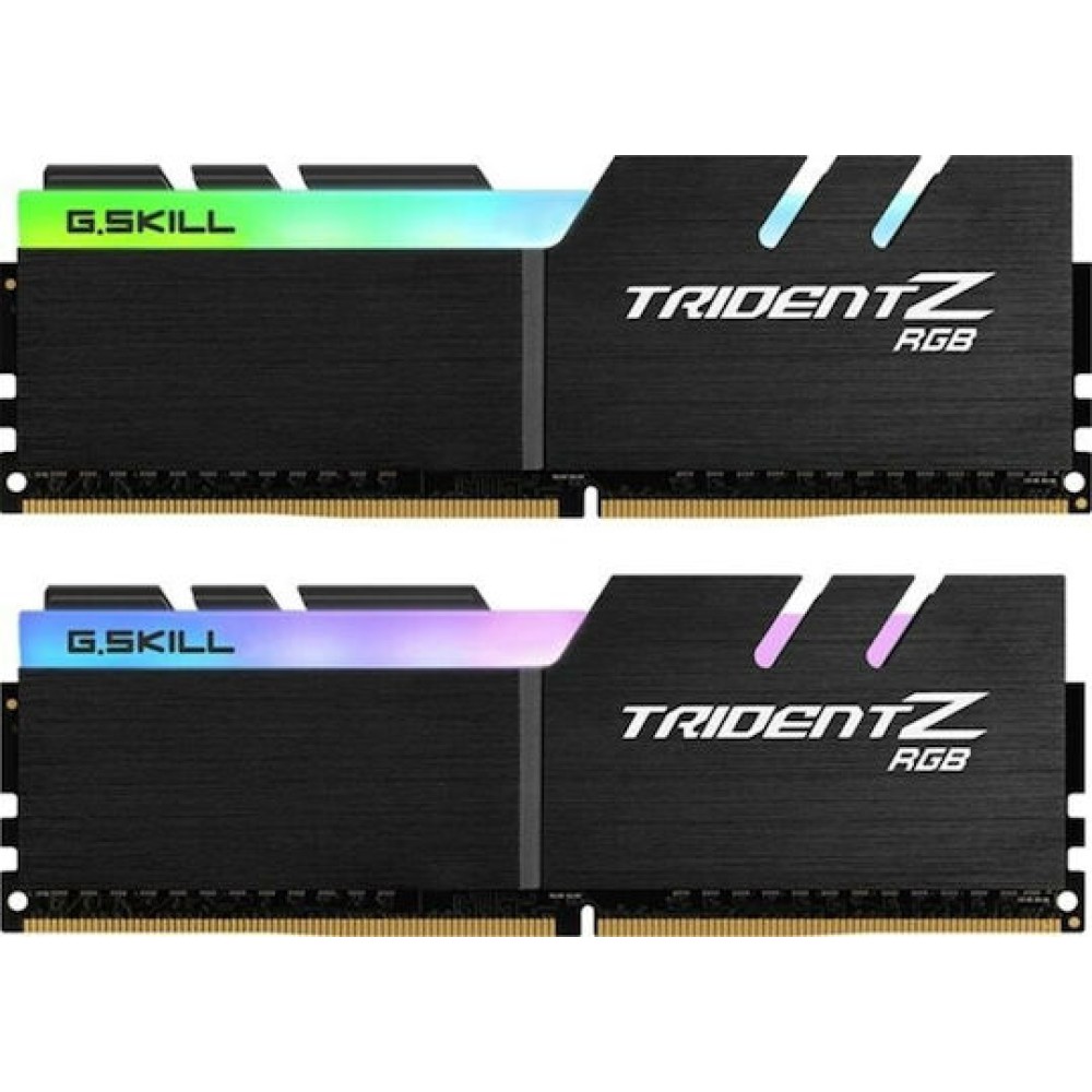 G.Skill Trident Z RGB DDR4 16GB RAM με 2x8GB Modules και Ταχύτητα 3000 για Desktop