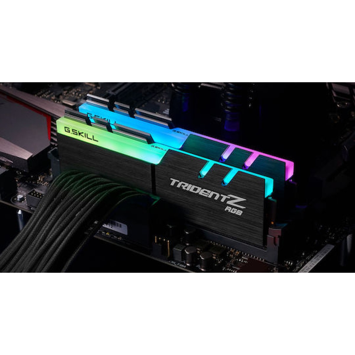 G.Skill Trident Z RGB DDR4 16GB RAM με 2x8GB Modules και Ταχύτητα 3000 για Desktop