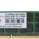 G.Skill Sq Series DDR3 με Module 1x4GB και Ταχύτητα 1333 για Laptop