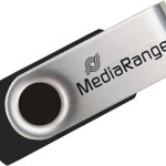 MediaRange 8GB USB 2.0 Stick Μαύρο