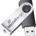 MediaRange 8GB USB 2.0 Stick Μαύρο