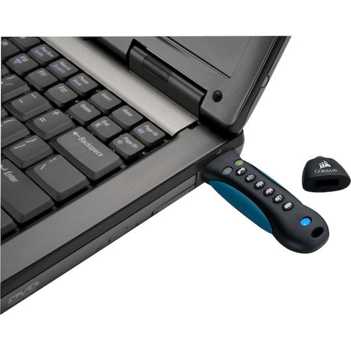 Corsair Padlock 3 64GB USB 3.0 Stick Μαύρο