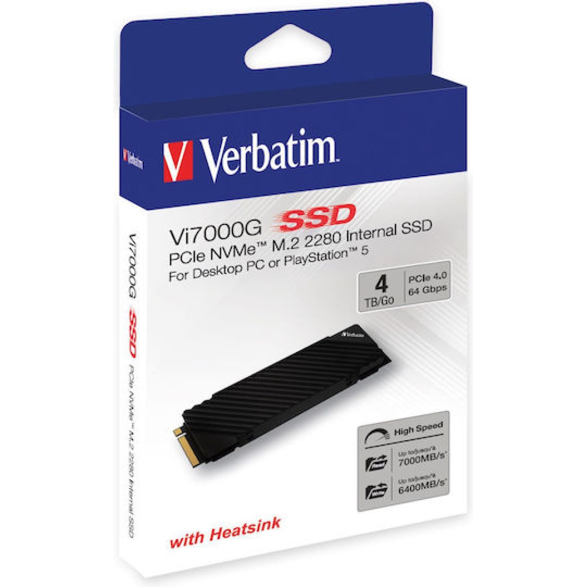 Verbatim Vi7000 SSD 4TB M.2 NVMe PCI Express 4.0