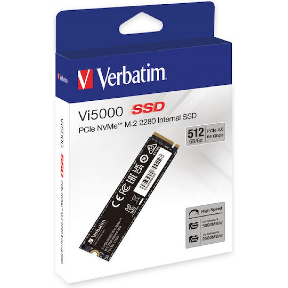 Verbatim Vi5000 SSD 512GB M.2 NVMe PCI Express 4.0