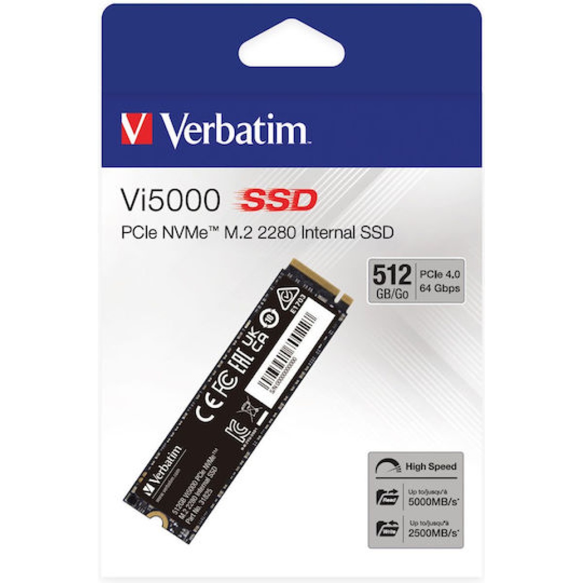 Verbatim Vi5000 SSD 512GB M.2 NVMe PCI Express 4.0