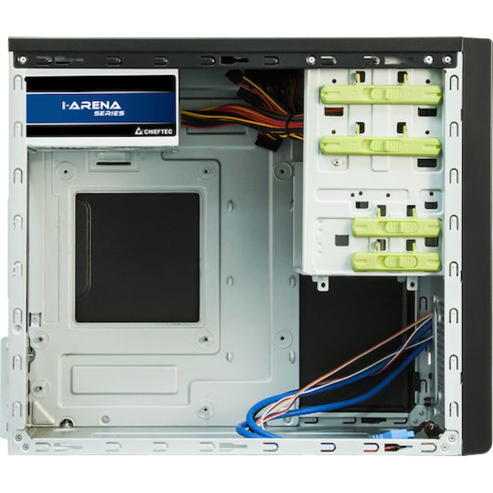 Chieftec CT-01B-350GPB Micro Tower Κουτί Υπολογιστή Μαύρο