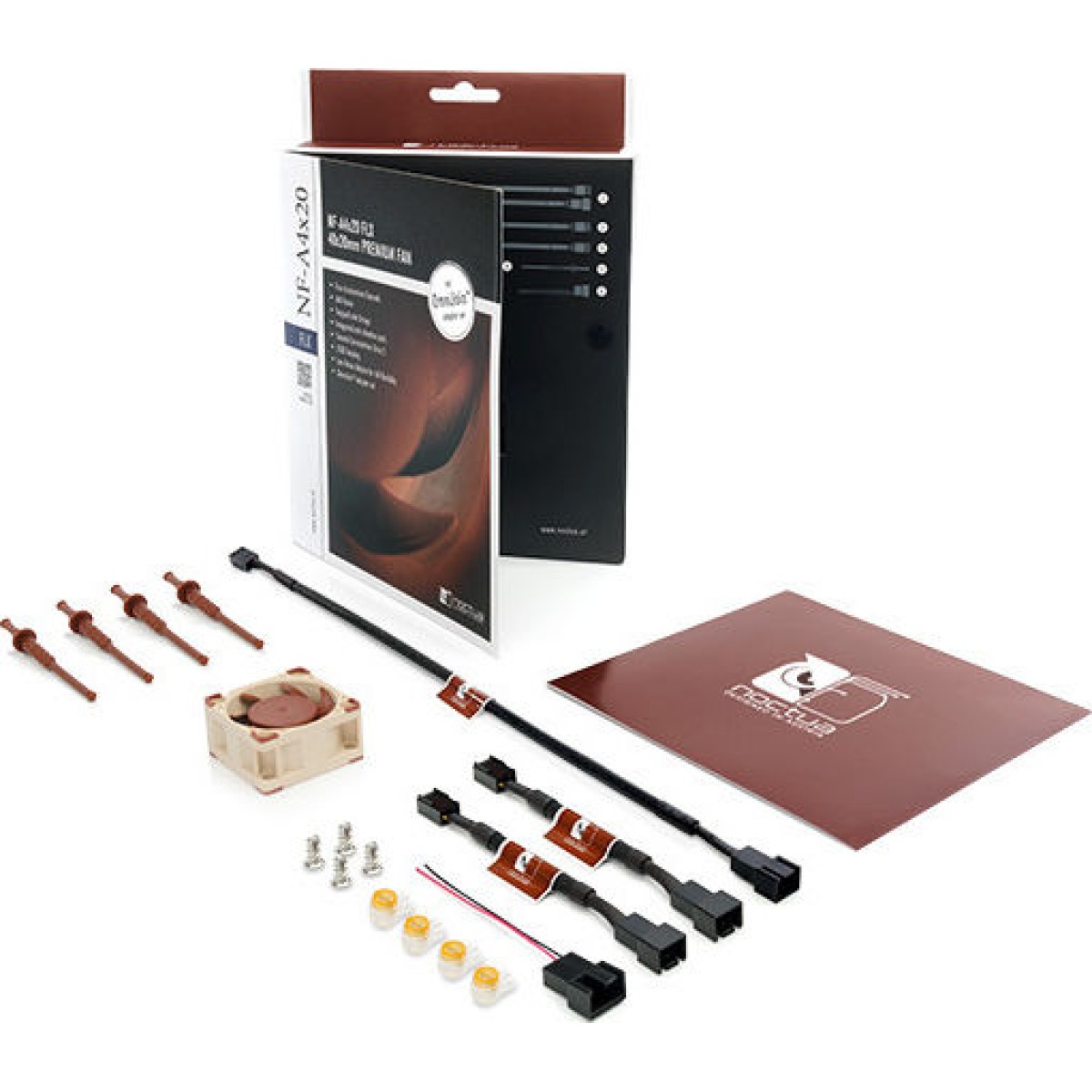 Noctua NF-A4x20 12V Case Fan 40mm με Σύνδεση 3-Pin Καφέ