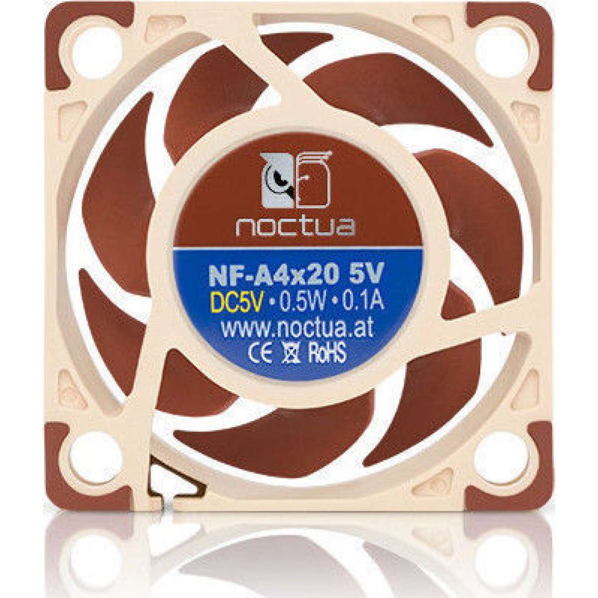Noctua NF-A4x20 5V Case Fan 40mm με Σύνδεση 3-Pin Καφέ