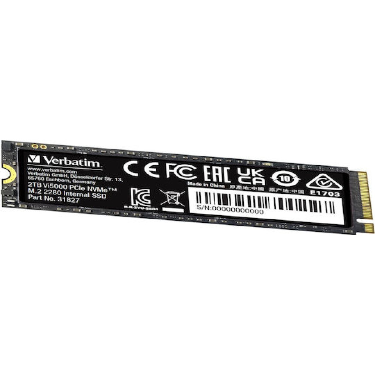 Verbatim Vi5000 SSD 2TB M.2 NVMe PCI Express 4.0