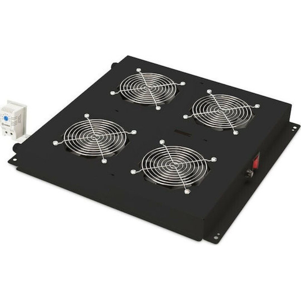 Digitus Roof Cooling Unit for Unique Network Cabinets Μαύρο (DN-19 FAN-4-B-N)