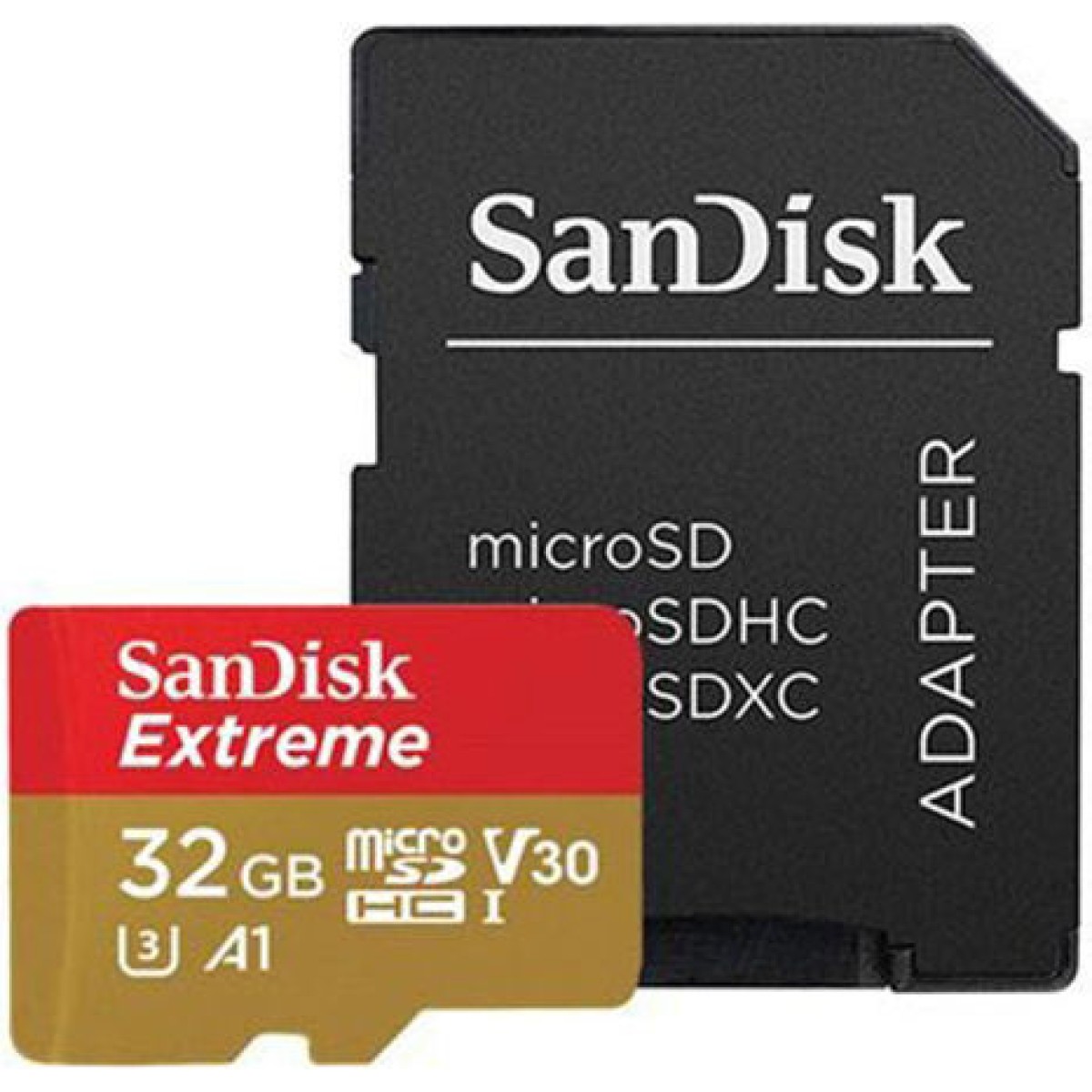 Sandisk Extreme microSDHC 32GB Class 10 U3 V30 A1 UHS-I με αντάπτορα