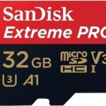 Sandisk Extreme Pro microSDHC 32GB Class 10 U3 V30 A1 UHS-I με αντάπτορα
