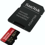 Sandisk Extreme Pro microSDHC 32GB Class 10 U3 V30 A1 UHS-I με αντάπτορα