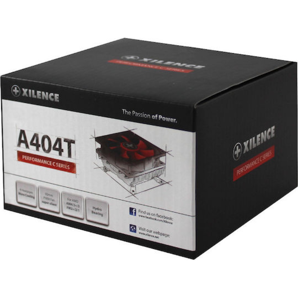 Xilence A404T Ψύκτρα Επεξεργαστή για Socket AM4/AM3/AM3+ Κόκκινη
