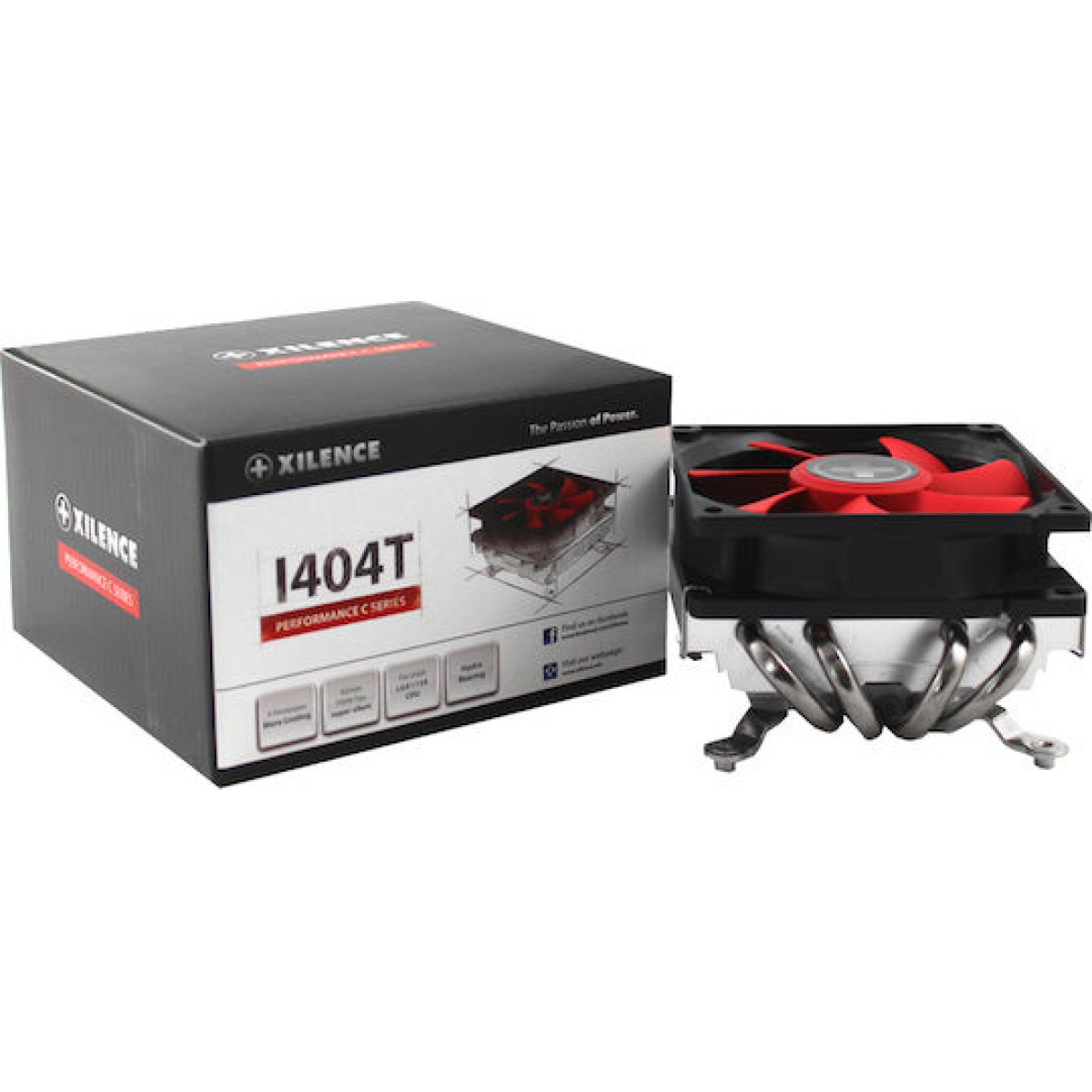 Xilence I404T Ψύκτρα Επεξεργαστή για Socket 1200/115x Κόκκινη