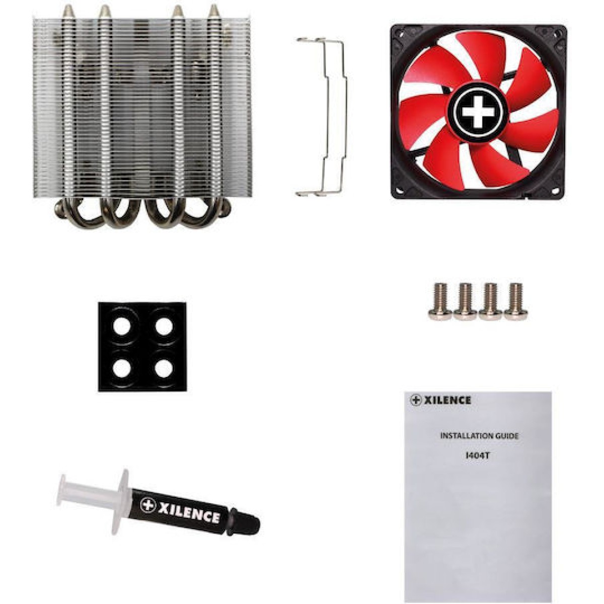 Xilence I404T Ψύκτρα Επεξεργαστή για Socket 1200/115x Κόκκινη