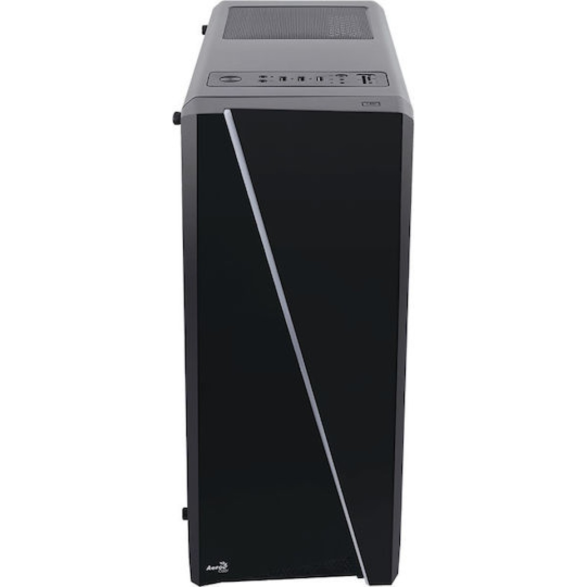 Aerocool Cylon Gaming Midi Tower Κουτί Υπολογιστή με Πλαϊνό Παράθυρο και RGB Φωτισμό Μαύρο