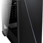 Aerocool Cylon Gaming Midi Tower Κουτί Υπολογιστή με Πλαϊνό Παράθυρο και RGB Φωτισμό Μαύρο