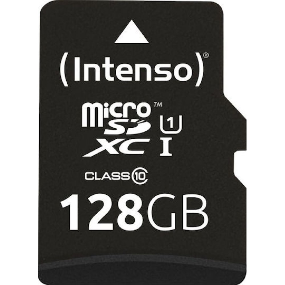 Intenso Premium microSDXC 128GB Class 10 U1 UHS-I με αντάπτορα