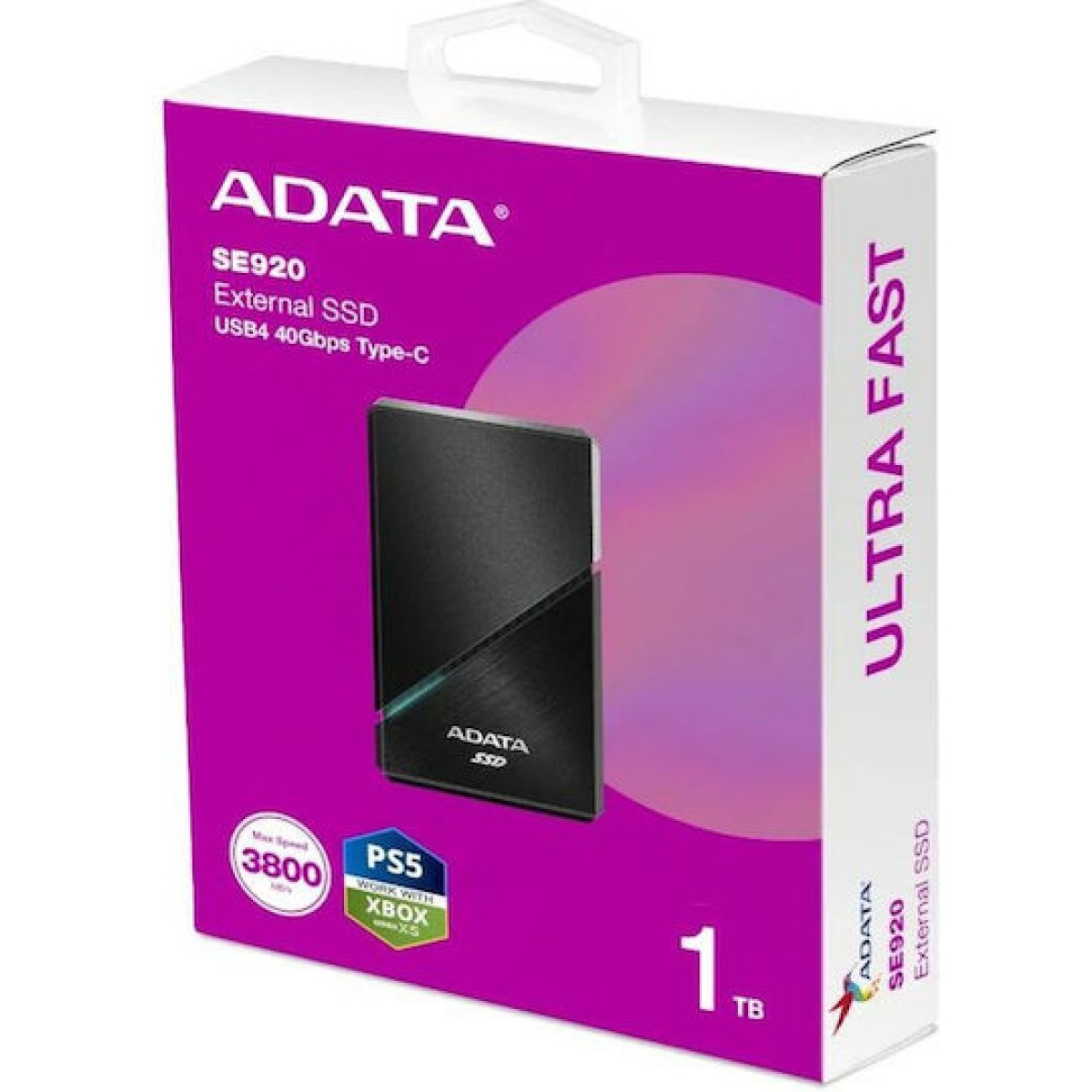 Adata SE920 USB-C Εξωτερικός SSD 1TB 2.5