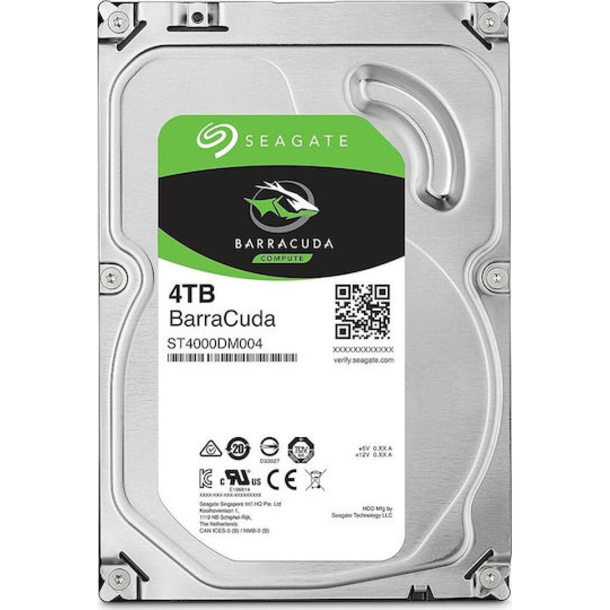 Seagate Barracuda 4TB HDD Σκληρός Δίσκος 3.5