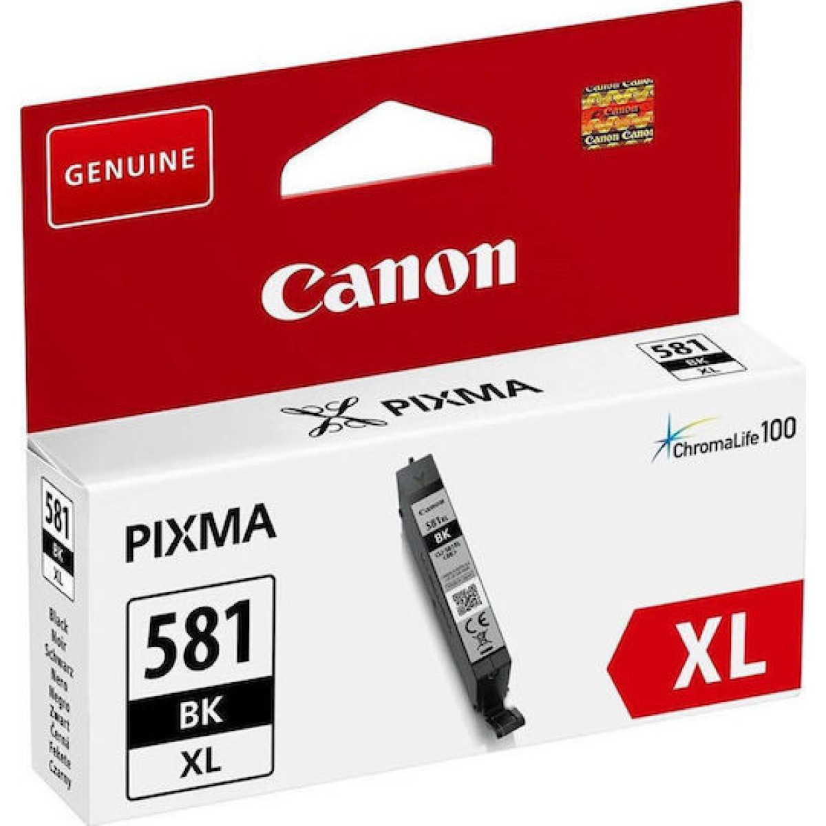 Canon CLI-581XL Γνήσιο Μελάνι Εκτυπωτή InkJet Μαύρο (2052C001)
