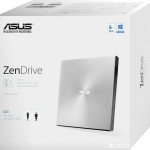 Asus ZenDrive U9M Εξωτερικός Οδηγός Εγγραφής/Ανάγνωσης DVD/CD για Laptop / Desktop Ασημί