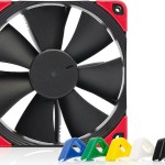 Noctua NF-F12 Chromax.black.swap Case Fan 120mm με Σύνδεση 4-Pin PWM