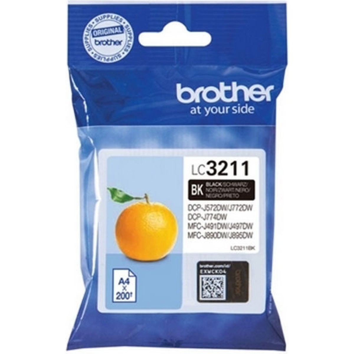 Brother LC-3211 Γνήσιο Μελάνι Εκτυπωτή InkJet Κυανό (LC-3211C)