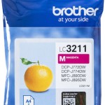 Brother LC-3211 Γνήσιο Μελάνι Εκτυπωτή InkJet Ματζέντα (LC-3211M)