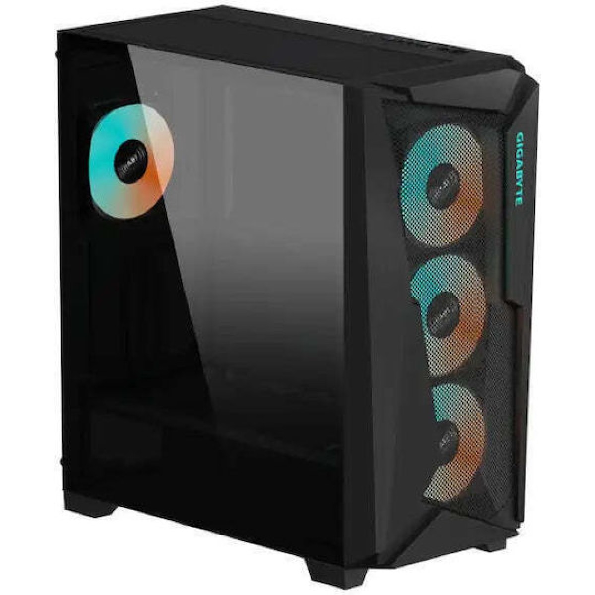 Gigabyte C301 Glass V2 Gaming Midi Tower Κουτί Υπολογιστή με RGB Φωτισμό Μαύρο