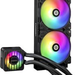 Enermax LIQMAXFLO 240 Υδρόψυξη Επεξεργαστή Διπλού Ανεμιστήρα 120mm για Socket AM4/AM5/1700/1200/115x με ARGB Φωτισμό