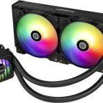 Enermax LIQMAXFLO 240 Υδρόψυξη Επεξεργαστή Διπλού Ανεμιστήρα 120mm για Socket AM4/AM5/1700/1200/115x με ARGB Φωτισμό