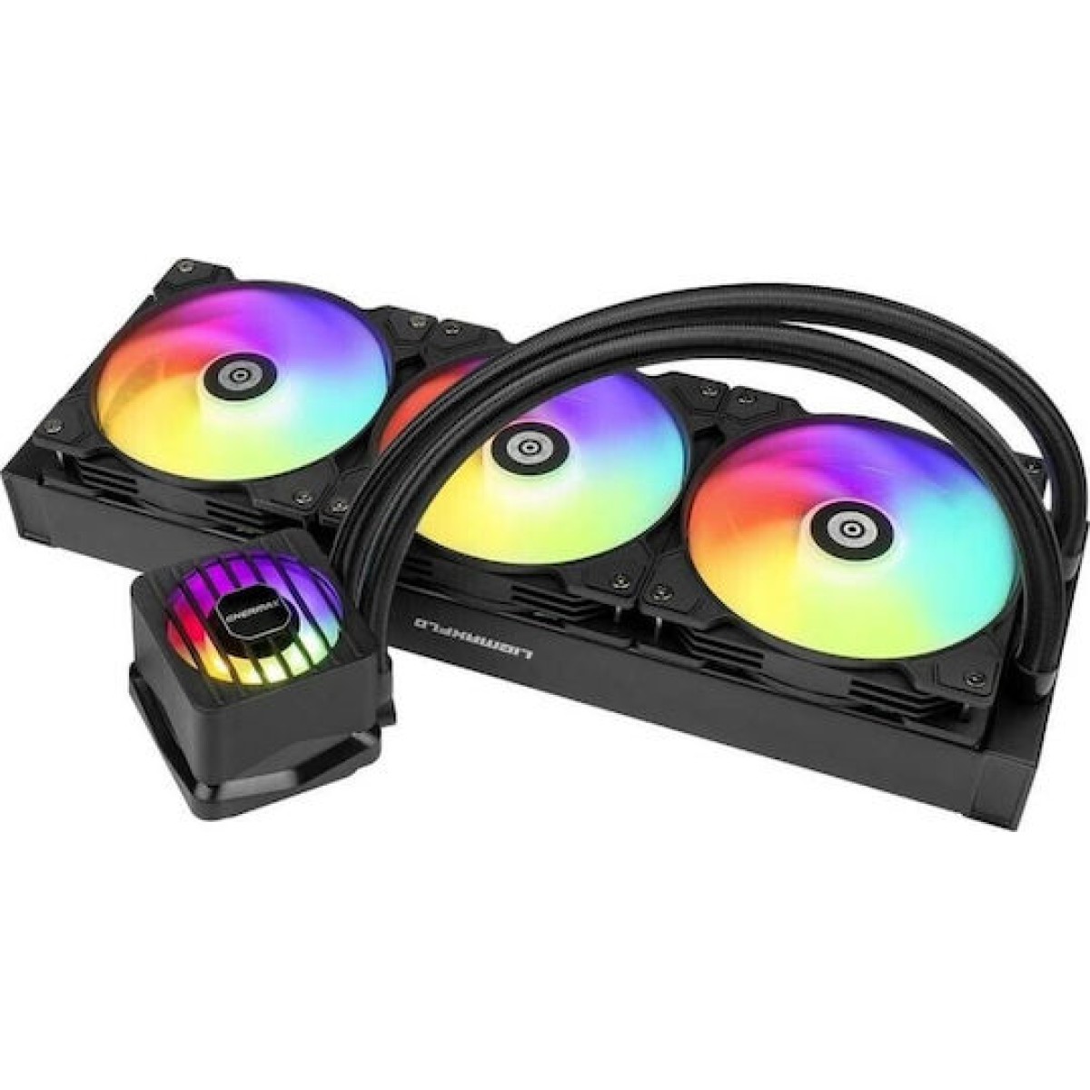 Enermax LIQMAXFLO Υδρόψυξη Επεξεργαστή Τριπλού Ανεμιστήρα 140mm για Socket AM4/AM5/1700/1200/115x με ARGB Φωτισμό