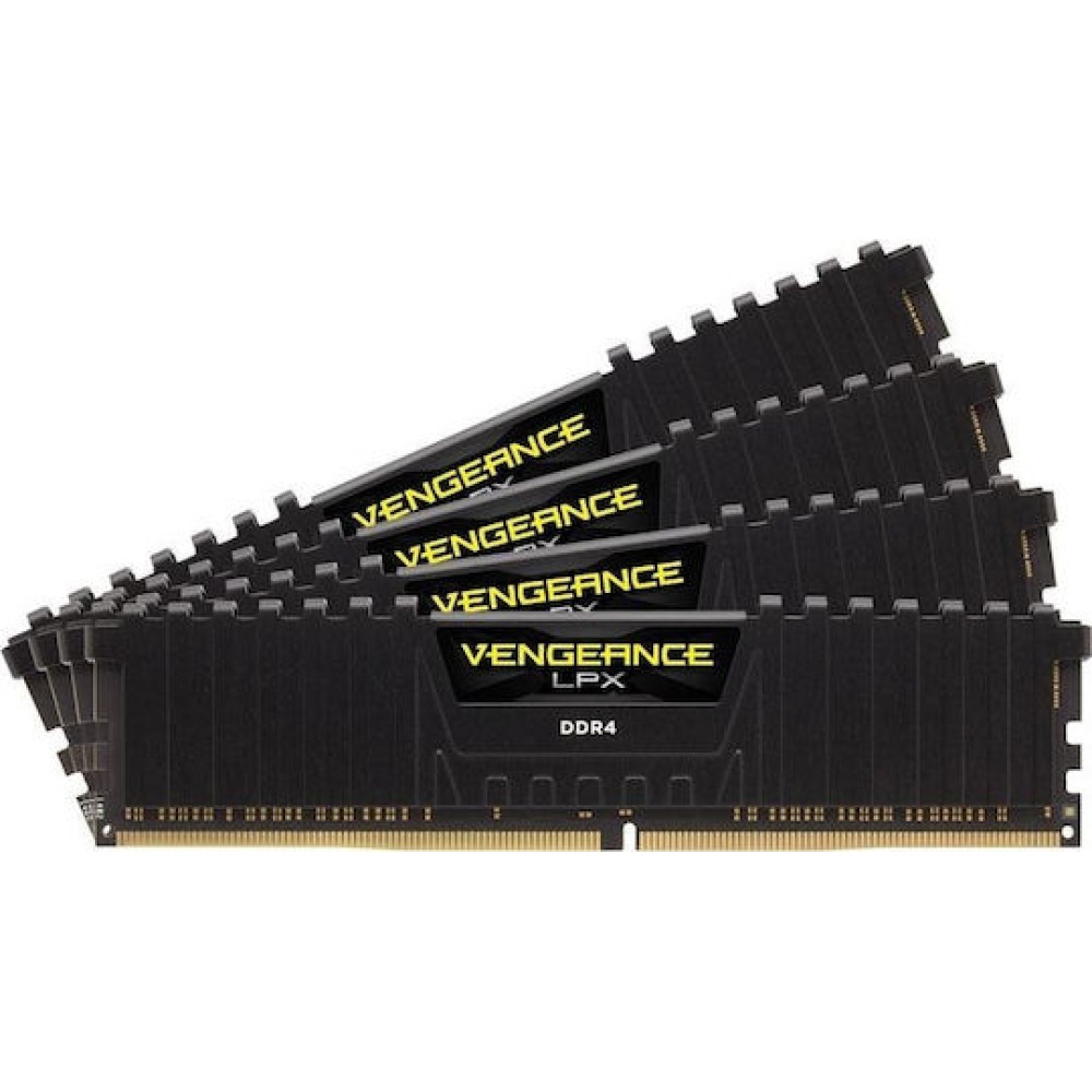 Corsair Vengeance LPX DDR4 32GB RAM με 4x8GB Modules και Ταχύτητα 3200 για Desktop