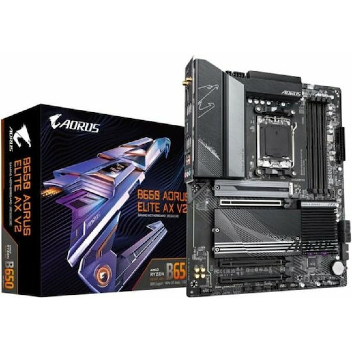 Gigabyte B650 Aorus Elite AX V2 Wi-Fi Motherboard ATX με AMD AM5 Socket