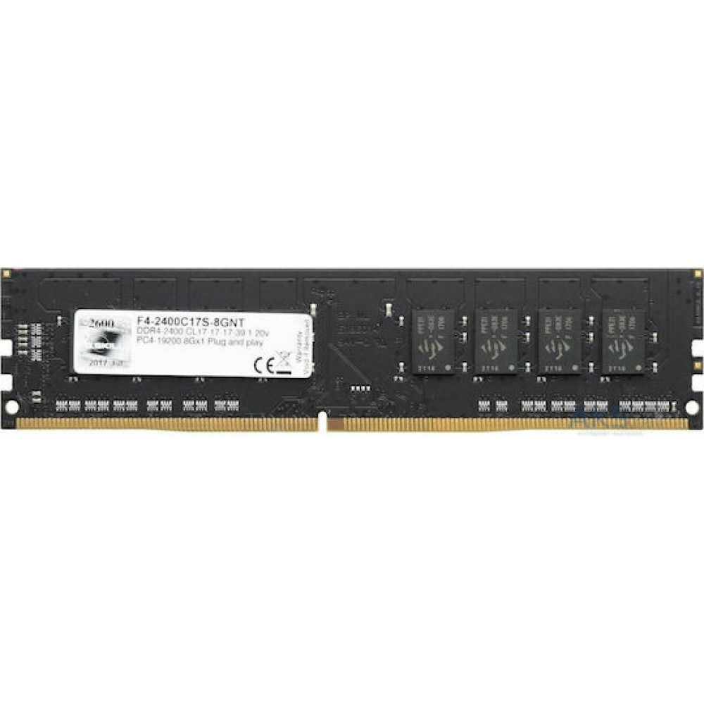 G.Skill Value DDR4 με Module 1x8GB και Ταχύτητα 2400 για Desktop