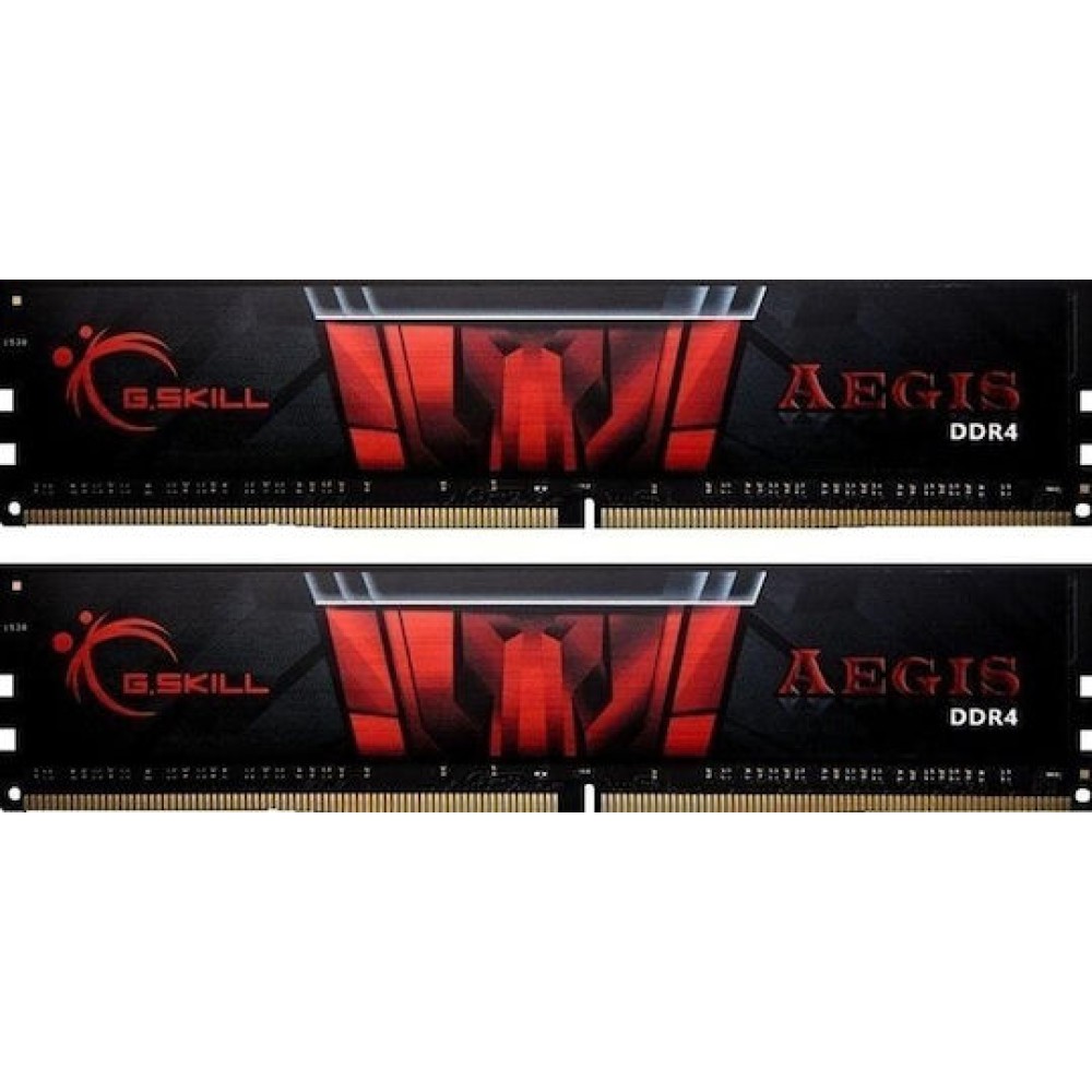 G.Skill Aegis DDR4 8GB RAM με 2x4GB Modules και Ταχύτητα 2400 για Desktop