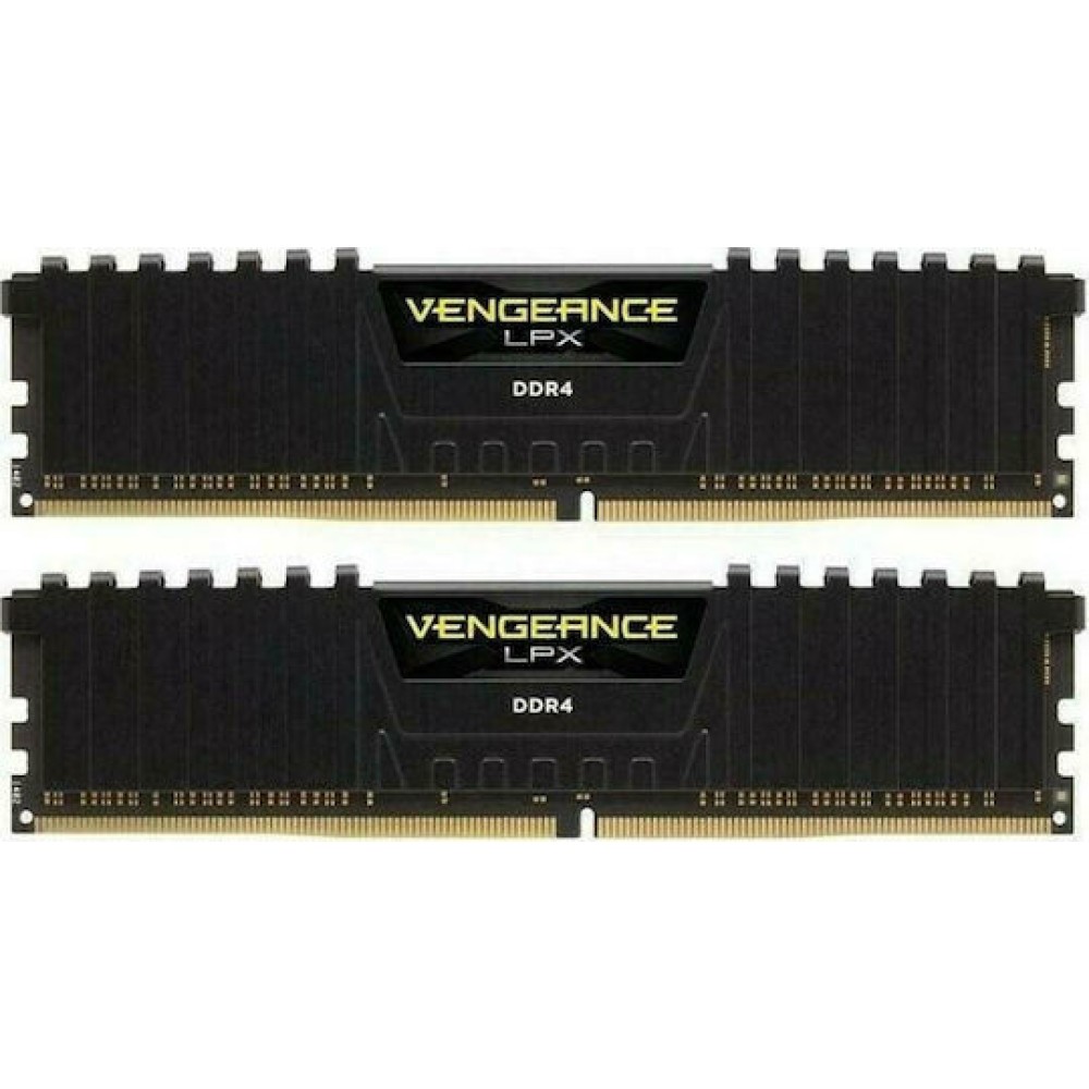 Corsair Vengeance LPX DDR4 32GB RAM με 2x16GB Modules και Ταχύτητα 3000 για Desktop