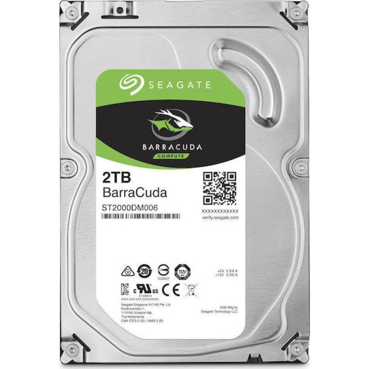 Seagate Barracuda 2TB HDD Σκληρός Δίσκος 3.5
