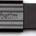 Verbatim PinStripe 8GB USB 2.0 Stick Μαύρο